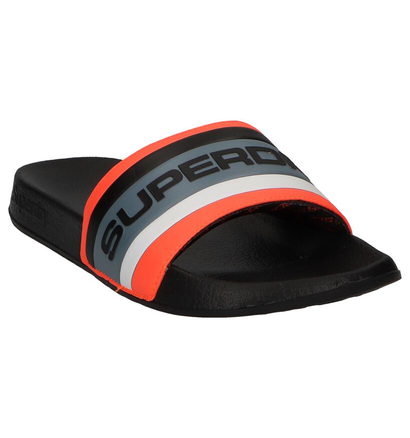 Superdry Claquettes de piscine en Orange en synthétique (251377)