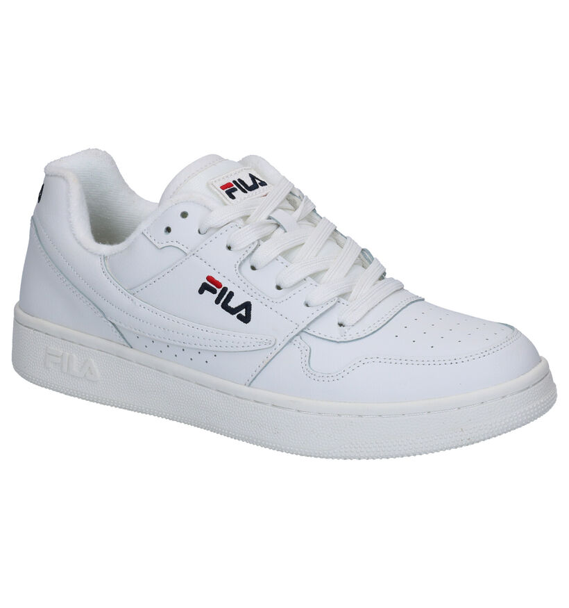 Fila Arcade Low Sneakers en Blanc en cuir (266456)