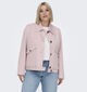 ONLY Carmakoma Cathy Manteau court en Rose pour femmes (351430)