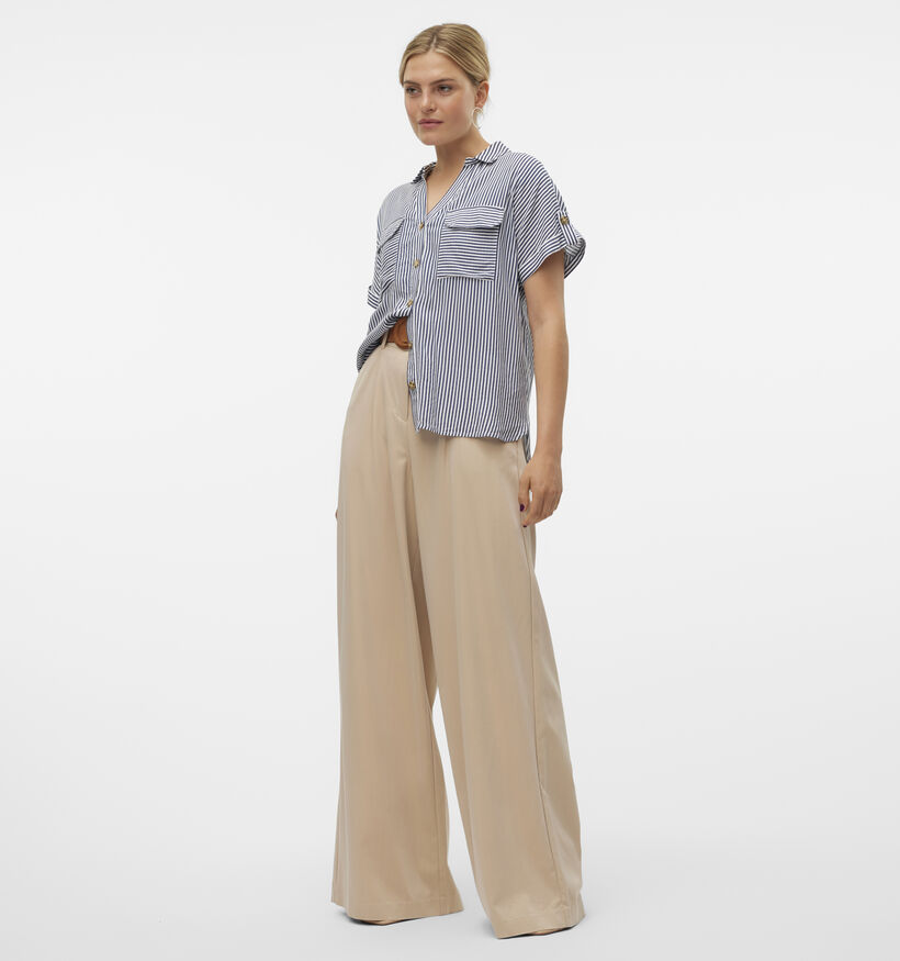 Vero Moda Bumpy Blauw Hemd voor dames (352184)