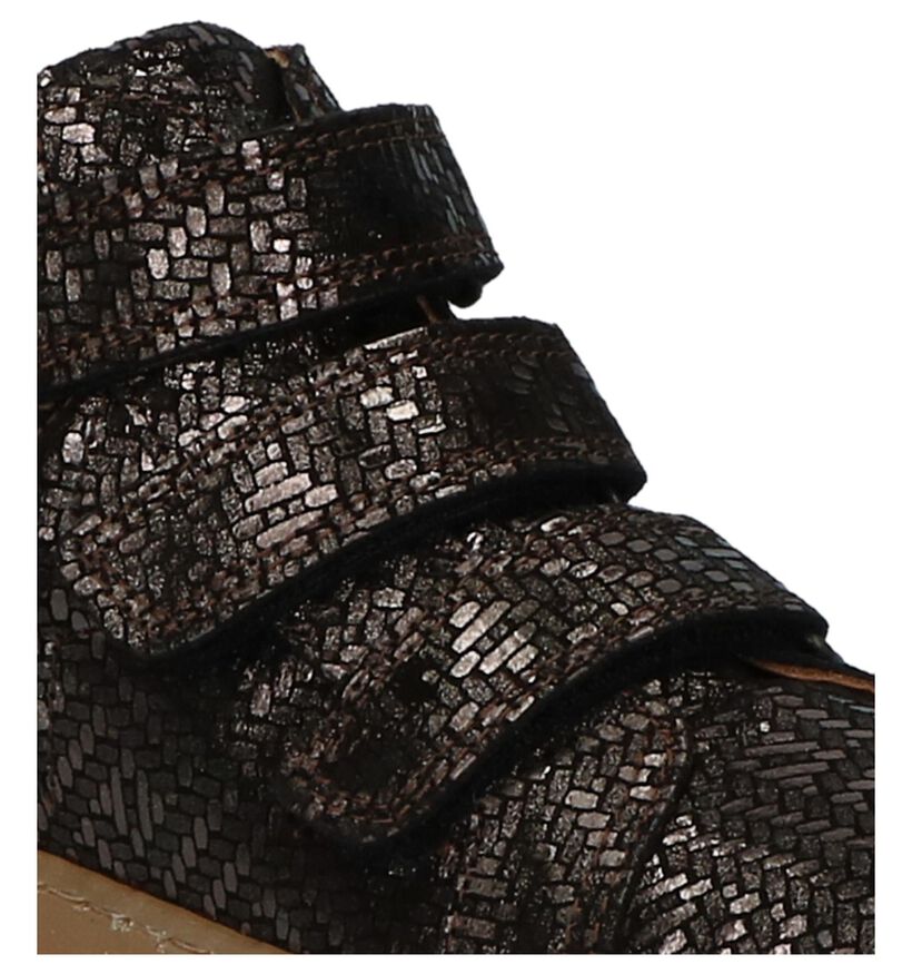 Bisgaard Bronzen Boots met Velcro in leer (235991)