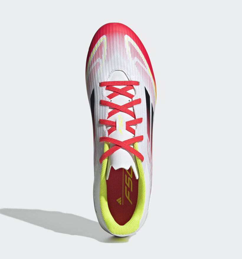 adidas F50 Club Chaussures de foot en Blanc pour hommes (366389) - pour semelles orthopédiques