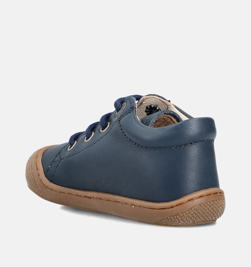 Naturino Cocoon Donkerblauwe Eerste Stapschoentjes voor jongens (380130) - geschikt voor steunzolen