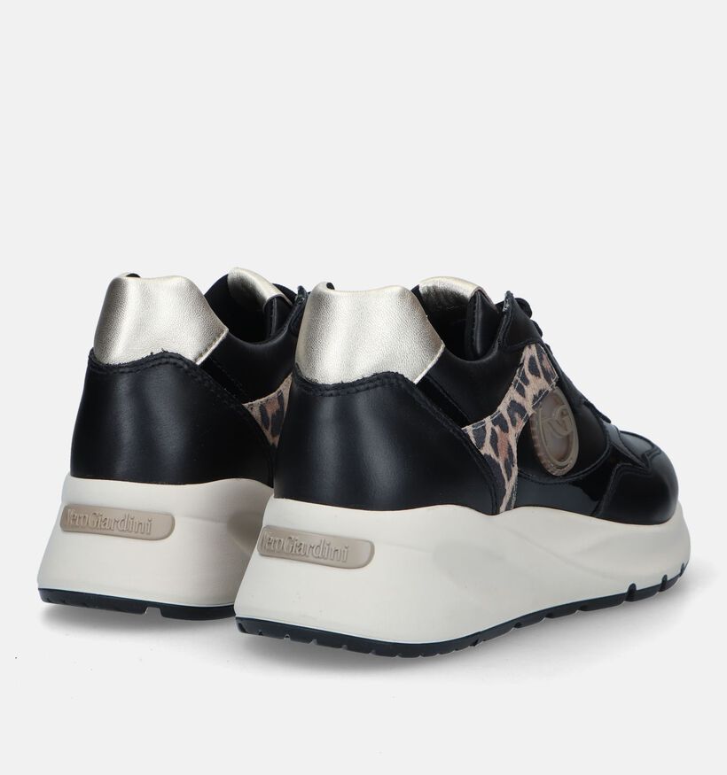Nerogiardini Zwarte sneakers voor dames (331830) - geschikt voor steunzolen