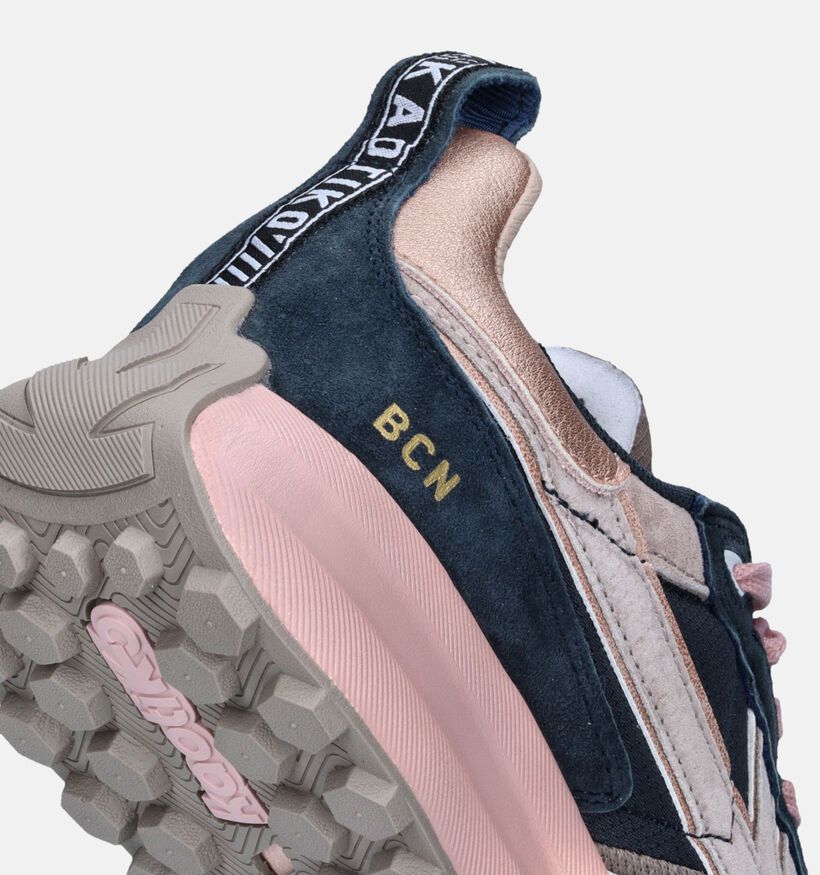 Kaotiko Detroit Faded Grijze Sneakers voor dames (346088) - geschikt voor steunzolen