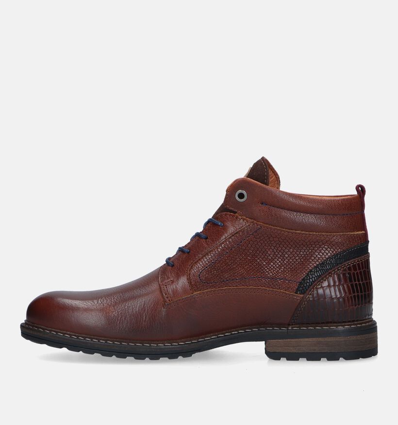 Australian Conley Cognac Veterboots voor heren (329961) - geschikt voor steunzolen