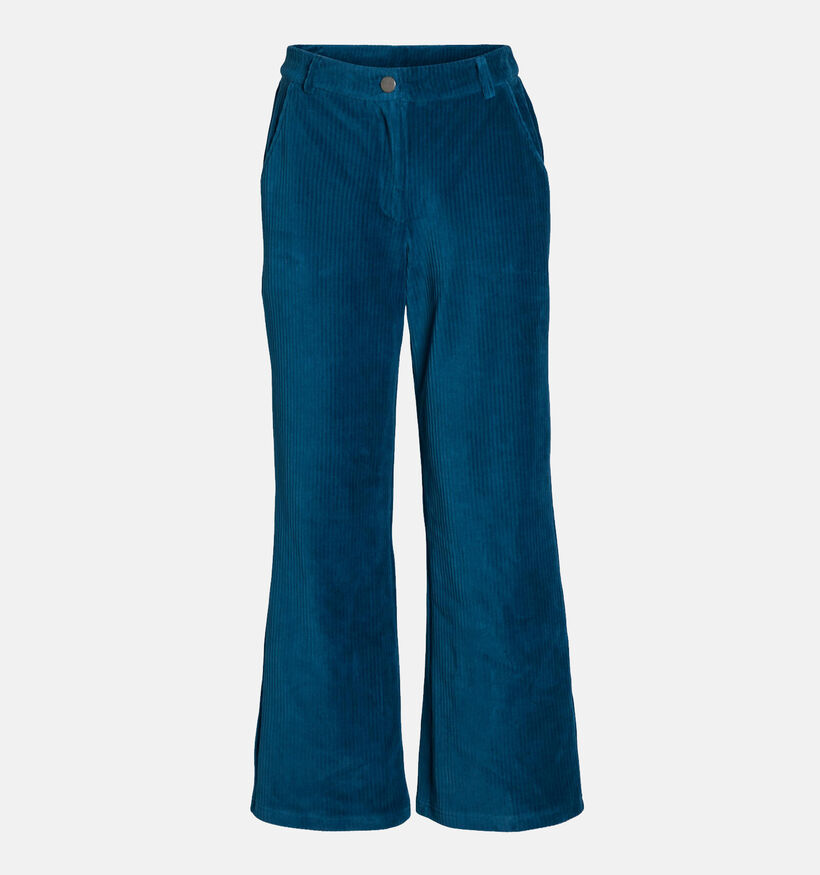 Vila Kita Pantalon en velours côtelé en Brun pour femmes (348763)