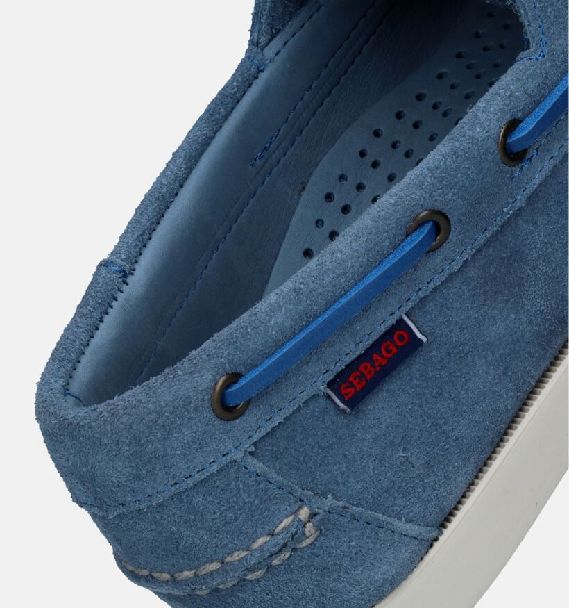 Sebago Dockside Portland Flesh Out Chaussures bateau en Bleu pour hommes (336840)