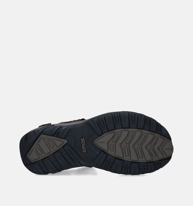 Teva Hudson Sandales de marche en Taupe pour hommes (354635)