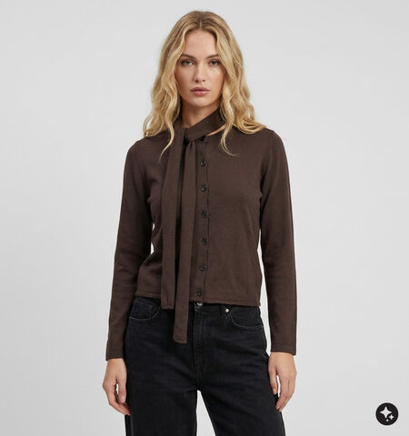 Vero Moda Vesten Bruin