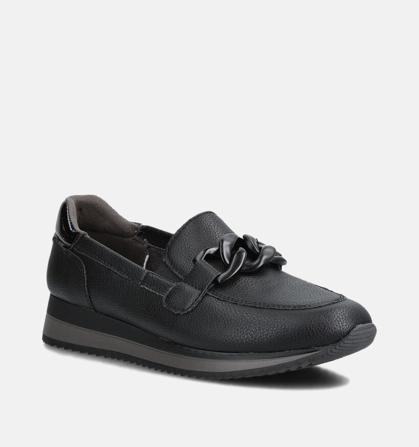 Jana Zwarte Mocassins voor dames (360432)