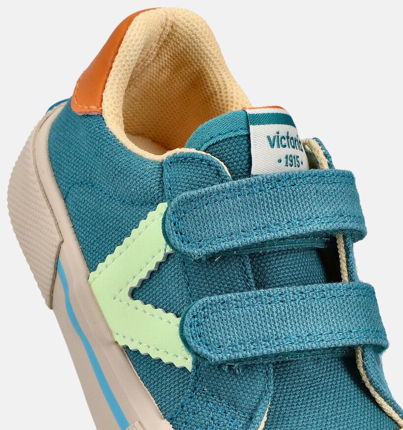 Victoria Tribu Minimalista Blauwe Lage Sneakers voor meisjes, jongens (371001)