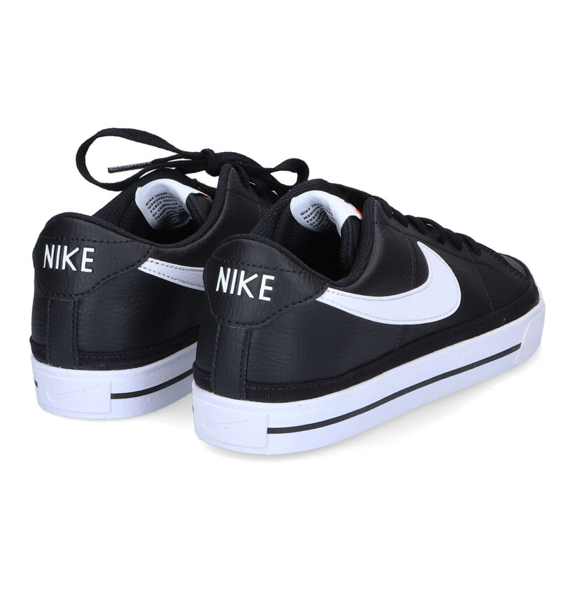 Nike Court Legacy Baskets en Noir pour hommes (321927)