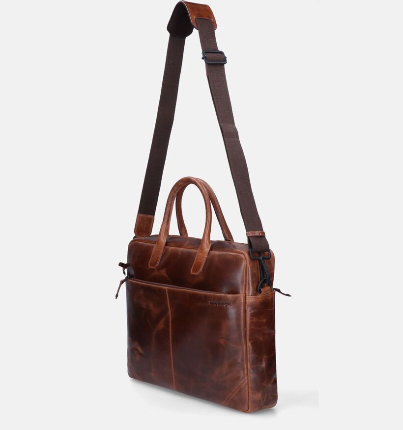 Maverick Sac d'ordinateur portable en Marron pour hommes (358819)