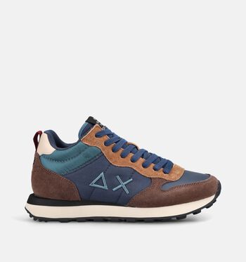 Sun68 Low Sneakers Bruin/Blauw