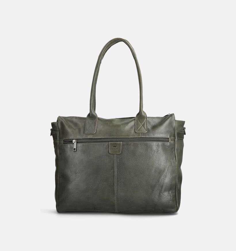 Bear Design Sac ordinateur en Vert pour femmes, hommes (382131)