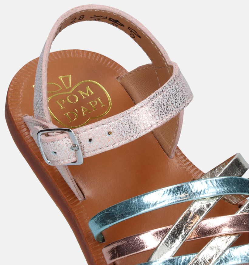 Pom d'Api Plagette Lux Rose gold Sandalen voor meisjes (338002)