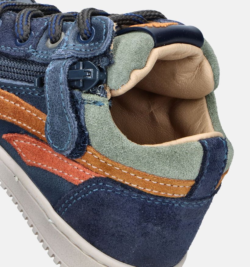 STONES and BONES Nomi Blauwe Babyschoenen voor jongens (349167) - geschikt voor steunzolen