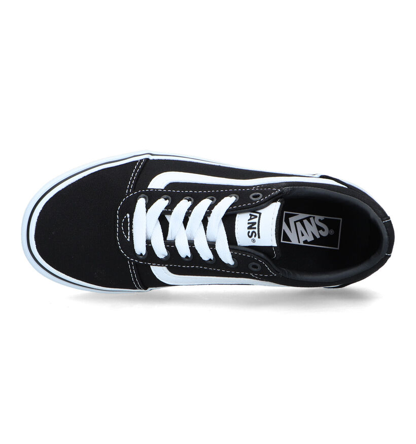 Vans Ward Platform Pastel Block Baskets de skate en Rose pour filles (336443)