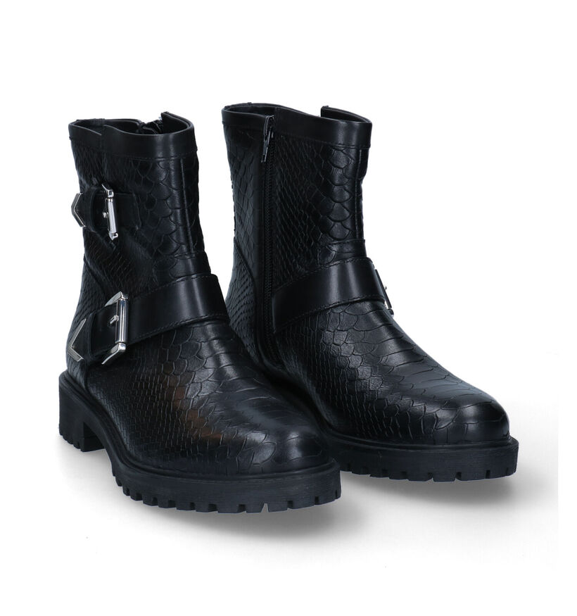 Geox Zwarte Biker Boots voor dames (301059)