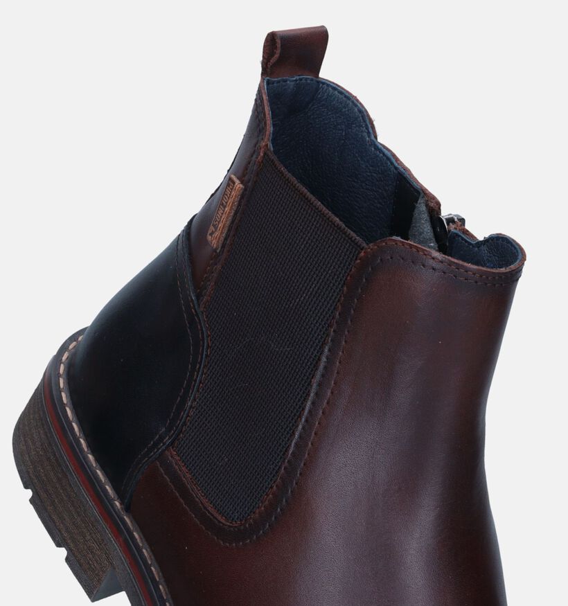 Pikolinis York Boots chelsea en Marron pour hommes (346325) - pour semelles orthopédiques