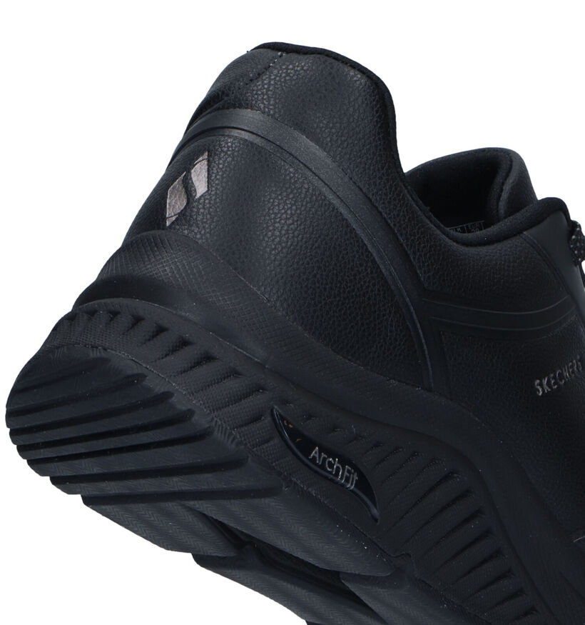 Skechers Arch Fit S-Miles Zwarte Sneakers voor dames (326229) - geschikt voor steunzolen