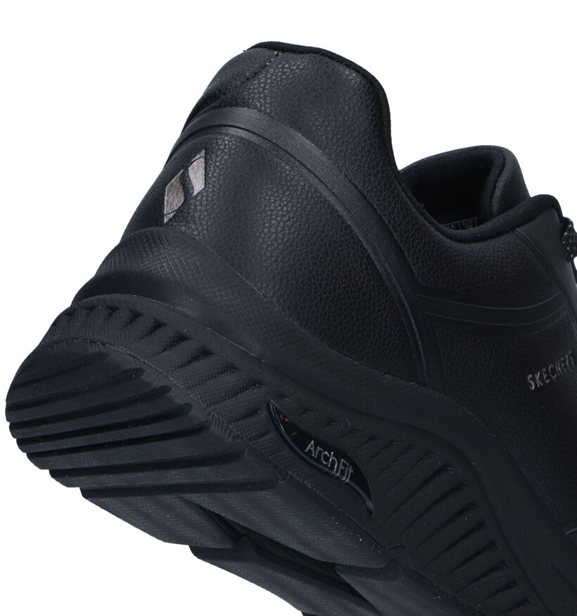 Skechers Arch Fit S-Miles Baskets en Noir pour femmes (326229) - pour semelles orthopédiques