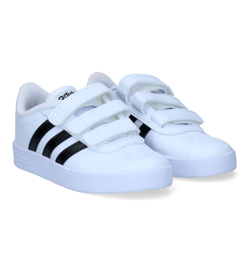 adidas VL Court 2.0 CMF Witte Sneakers in kunststof (317288)