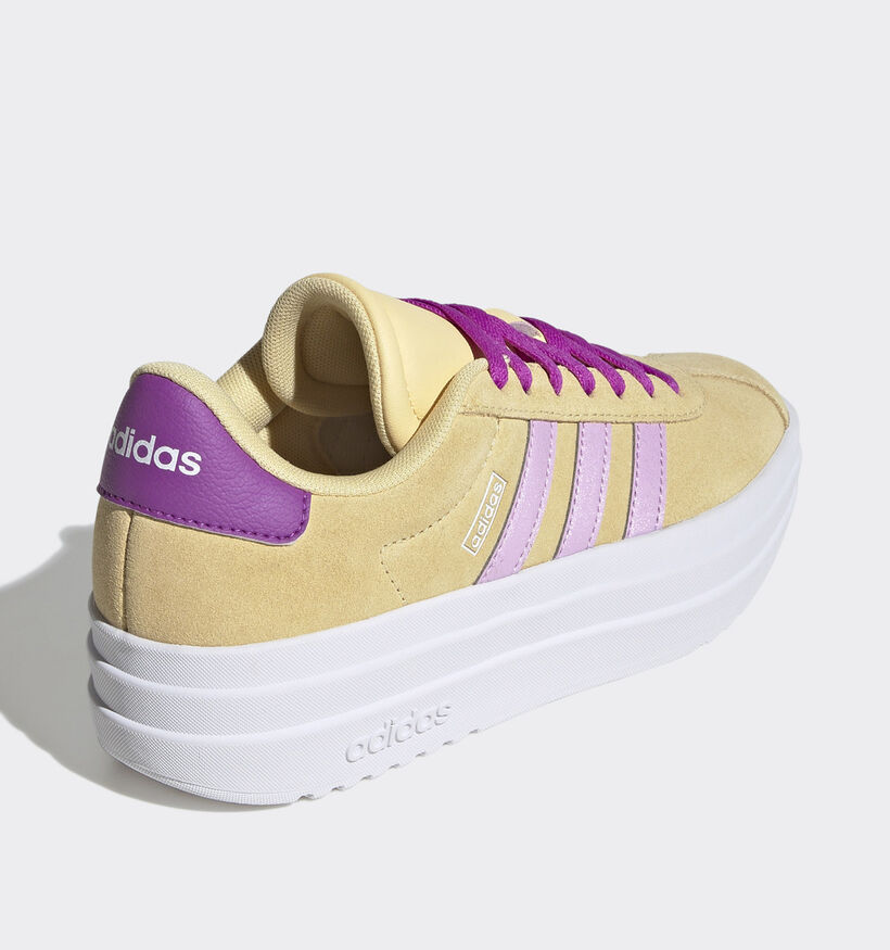 adidas VL Court Bold Baskets basses en Orange pour filles (357478) - pour semelles orthopédiques