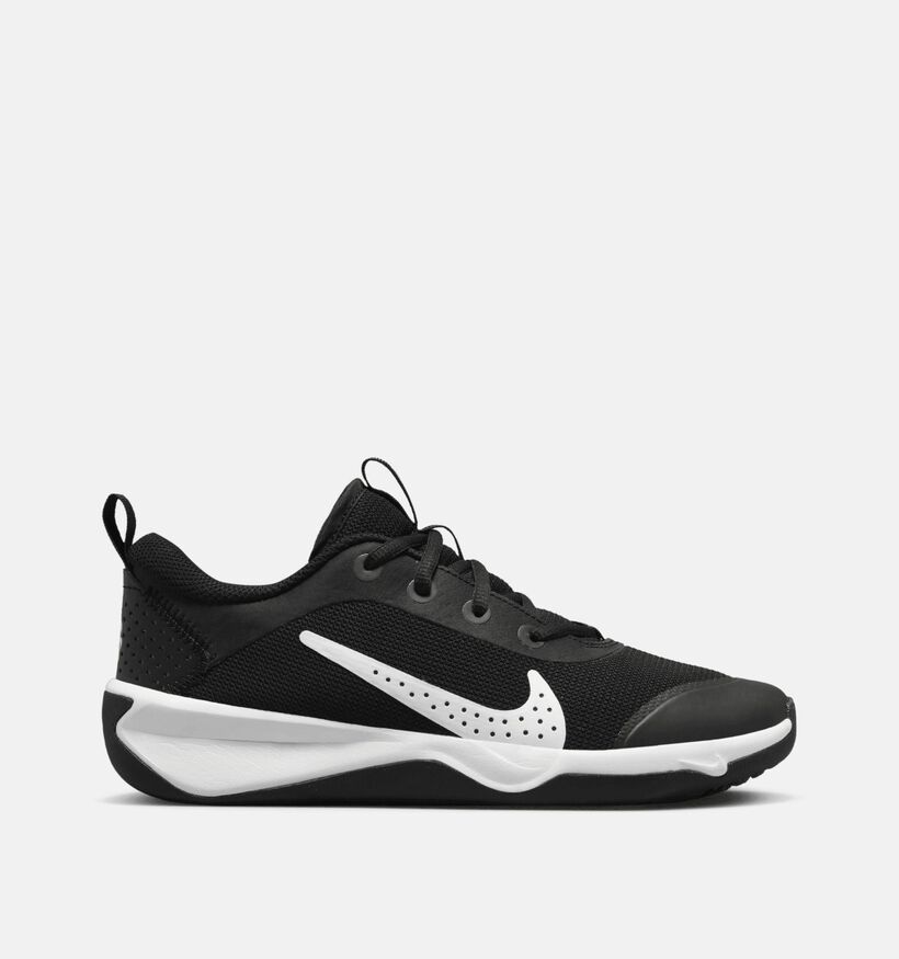 Nike Omni Multi-Court Zwarte/Witte Sportschoenen voor meisjes, jongens (364690) - geschikt voor steunzolen