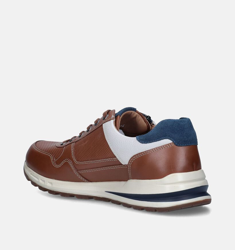 Mephisto Bradley Randy Chaussures à lacets en Cognac pour hommes (354624) - pour semelles orthopédiques