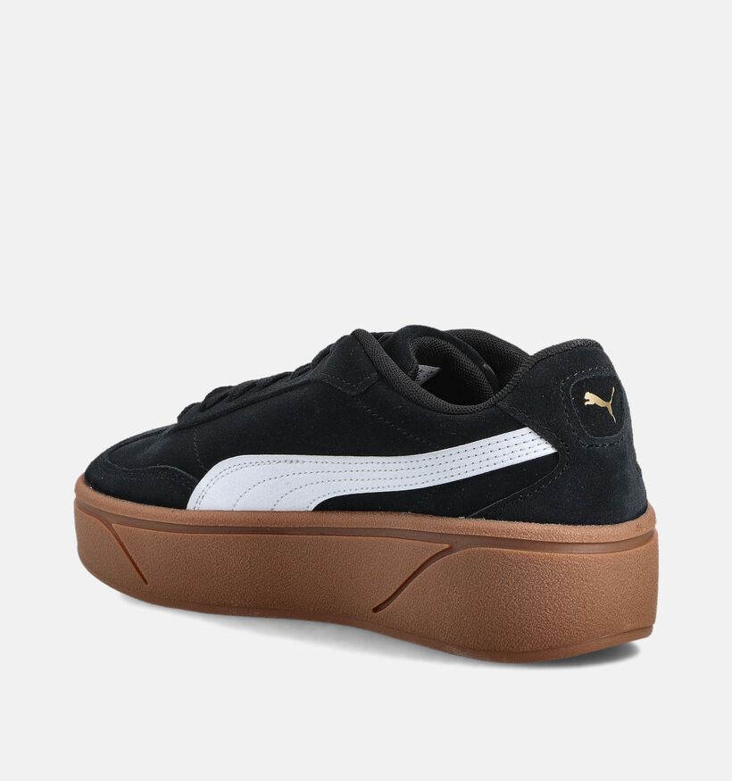 Puma Club II Era Baskets en Noir pour femmes (359144) - pour semelles orthopédiques