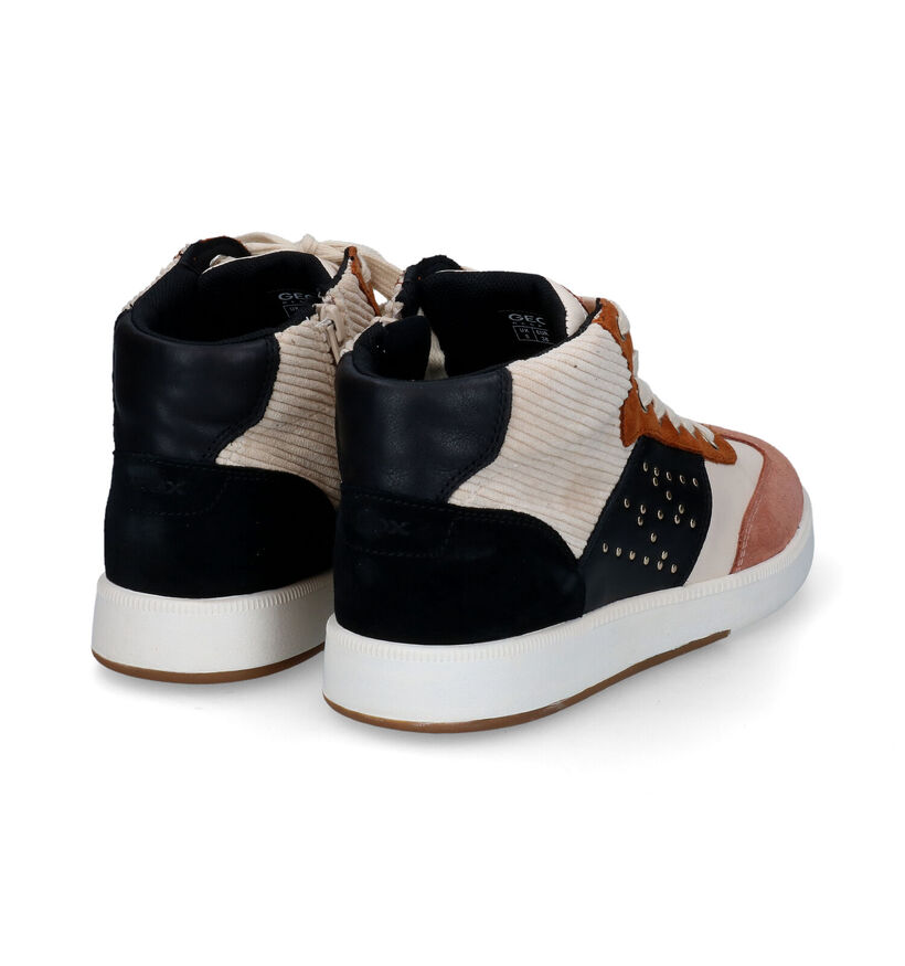 Geox Meleda Baskets en Ecru pour femmes (313664) - pour semelles orthopédiques