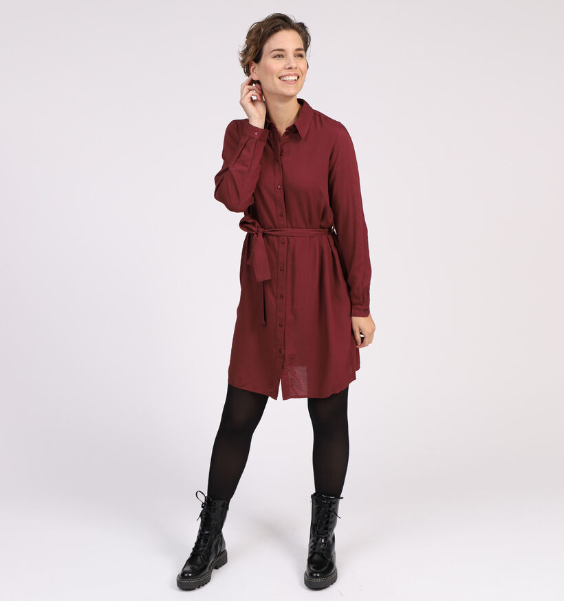 Pieces Cammie Robe en Bordeaux (308461)