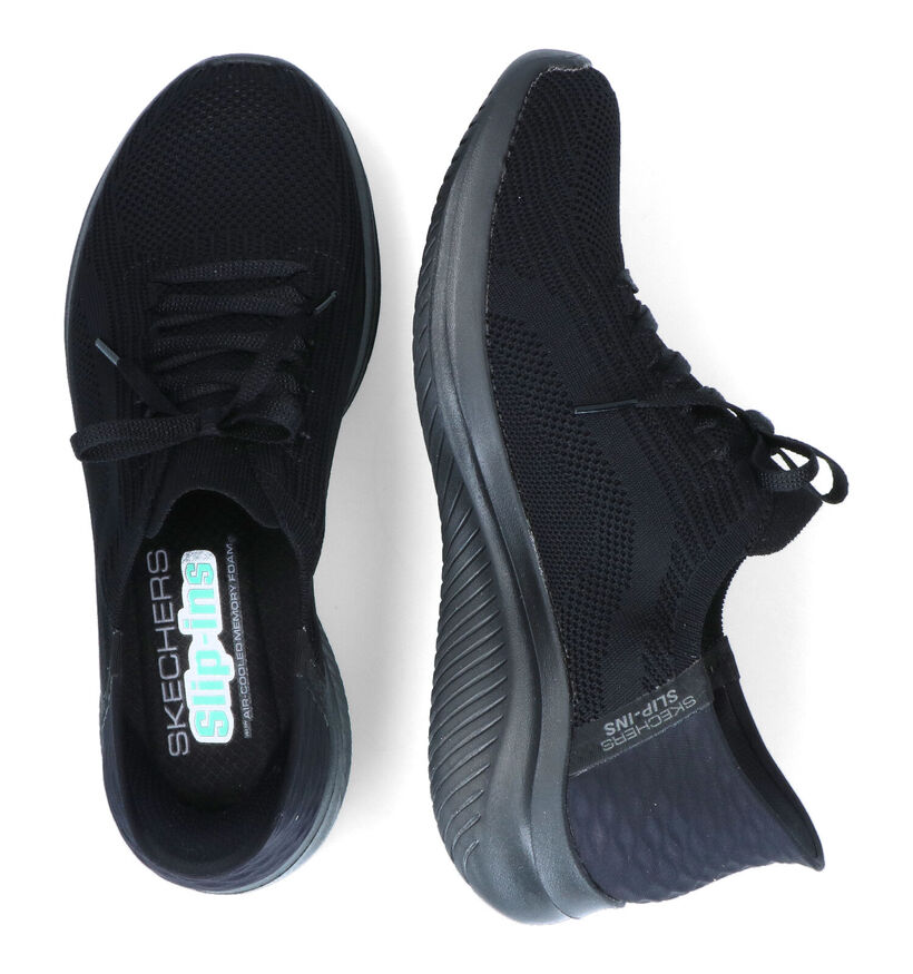 Skechers Slip-ins Ultra Flex 3.0 Brilliant Path Baskets en Noir pour femmes (334193)