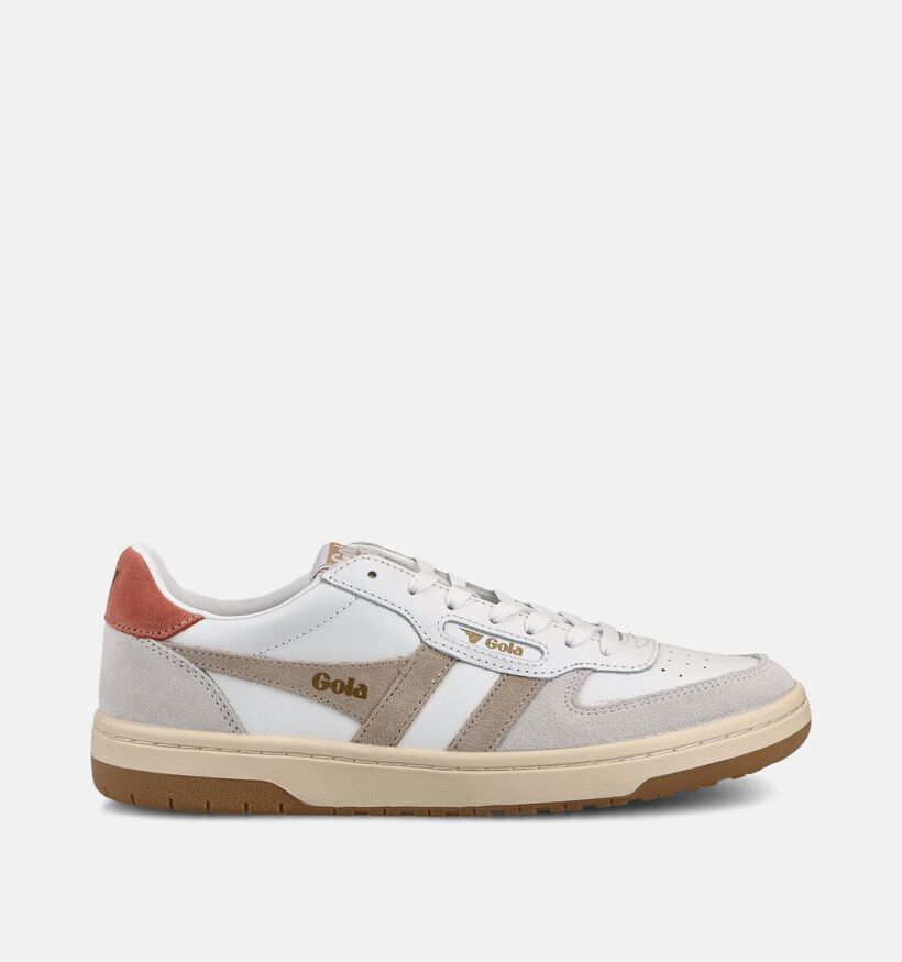Gola Hawk Witte Sneakers voor dames (368470) - geschikt voor steunzolen