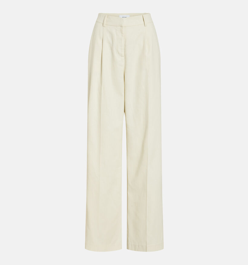 Vila x Loredana Pockey Tailored Lichtbeige Broek voor dames (375153)
