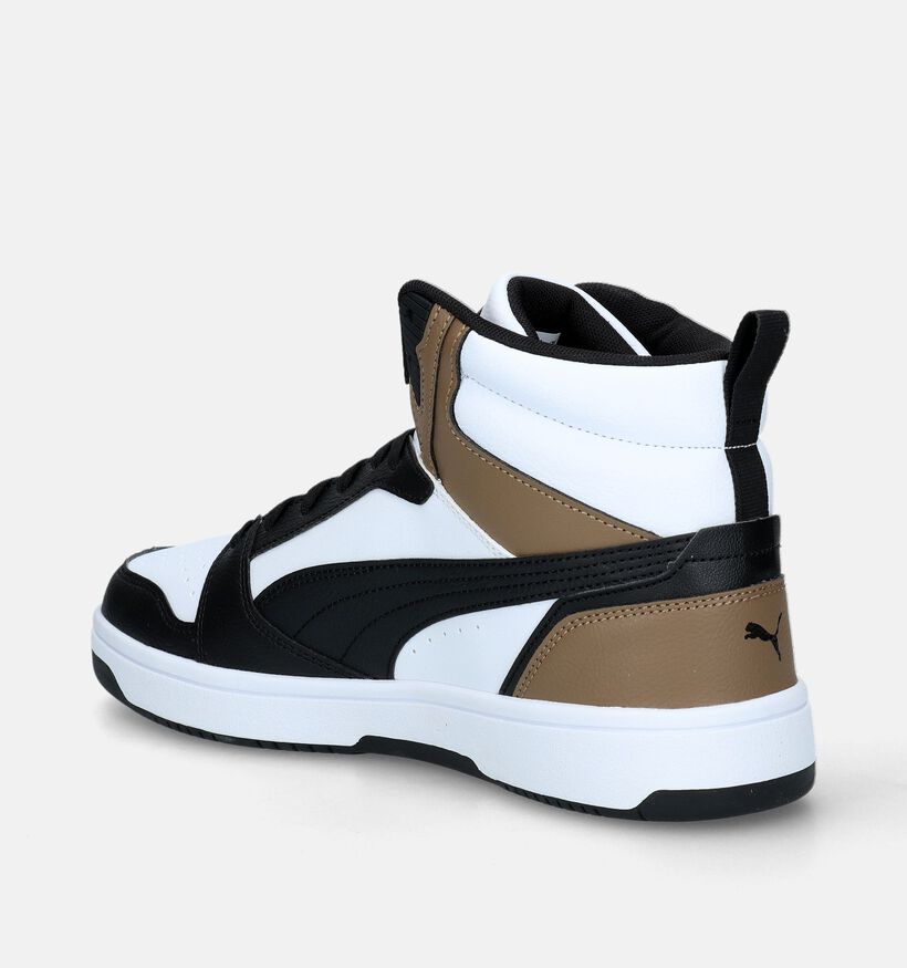 Puma Rebound V6 Witte Sneakers voor heren (332642) - geschikt voor steunzolen