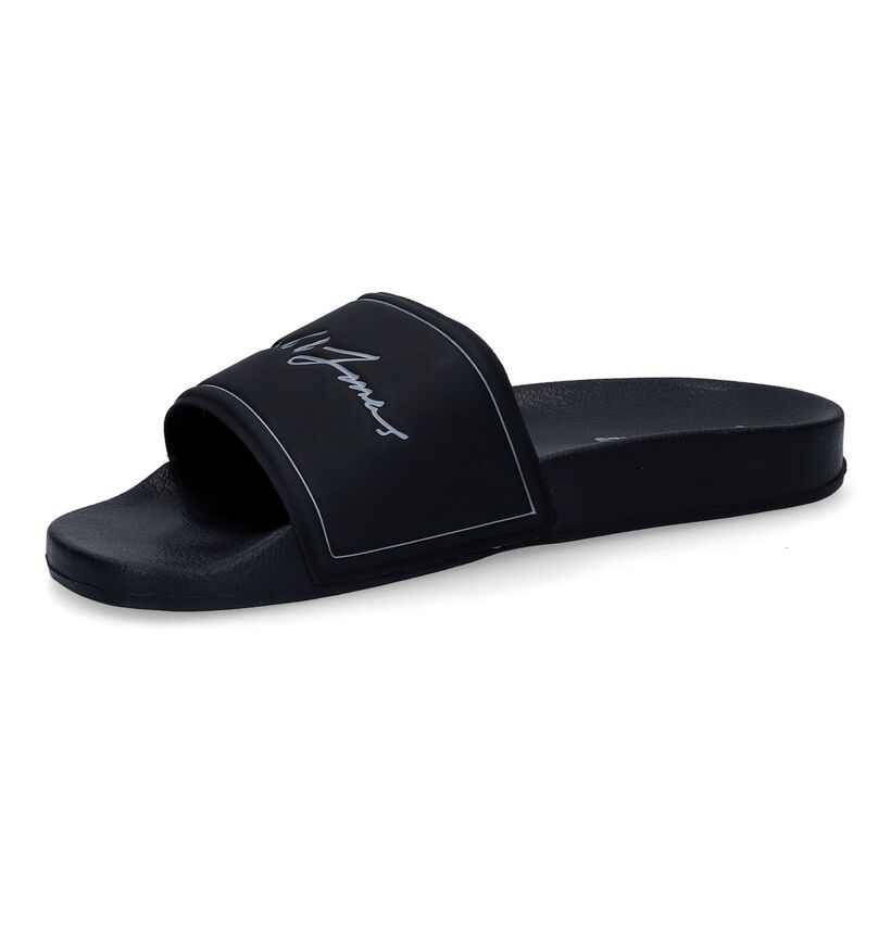 Jack & Jones Gary Pool Zwarte Badslippers voor heren (318910)