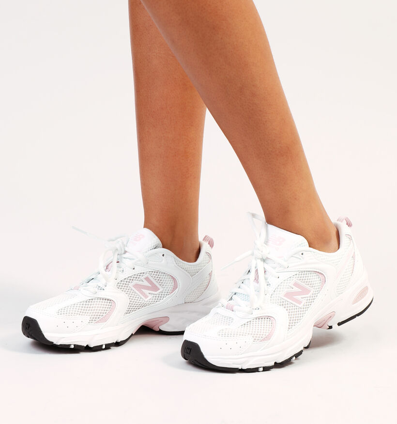 New Balance U 530 Baskets en Blanc pour femmes (349721) - pour semelles orthopédiques