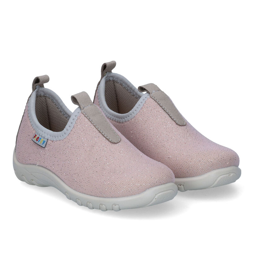 Flotty Pantoufles fermées en Rose clair pour filles (310776)