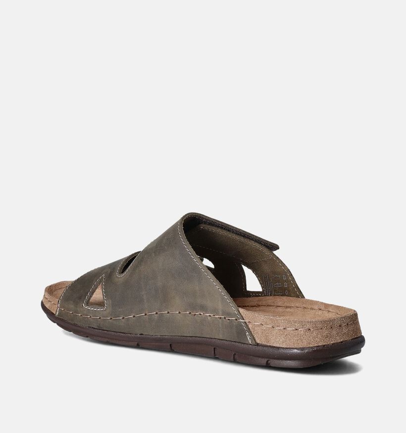 Rohde Nu-pieds casual en Vert kaki pour hommes (358409)