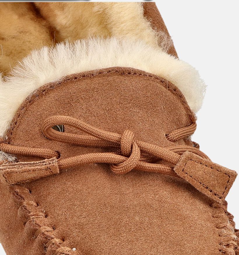 Warmbat Warenda Cognac Gesloten Pantoffels voor dames (379642)
