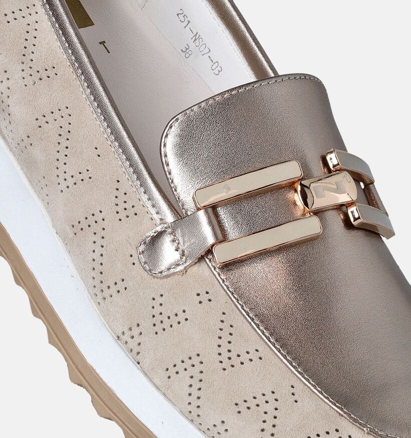 Nathan-Baume Instappers Beige voor dames (356268) - geschikt voor steunzolen
