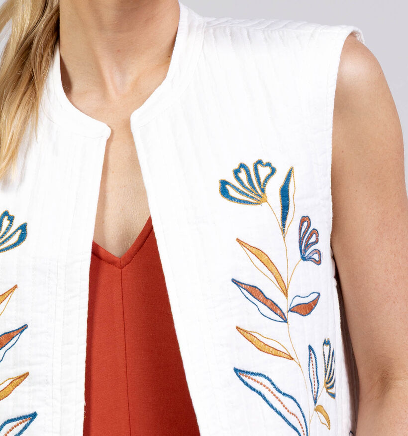 Vila Vesti Waistcoat Veste sans manches en Beige pour femmes (369470)