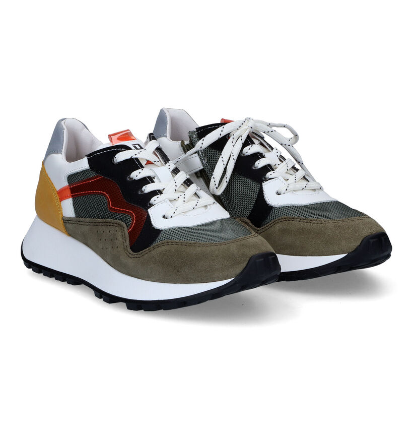 Little David Remko Kaki Sneakers voor jongens (308256) - geschikt voor steunzolen