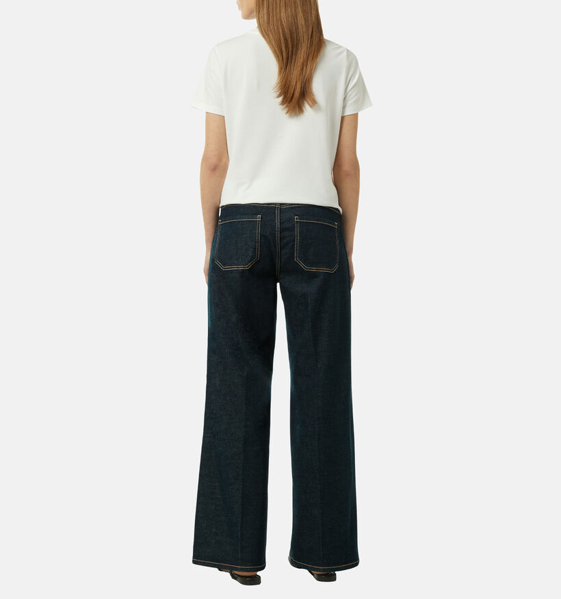 comma Blauwe Wijde broek voor dames (350029)