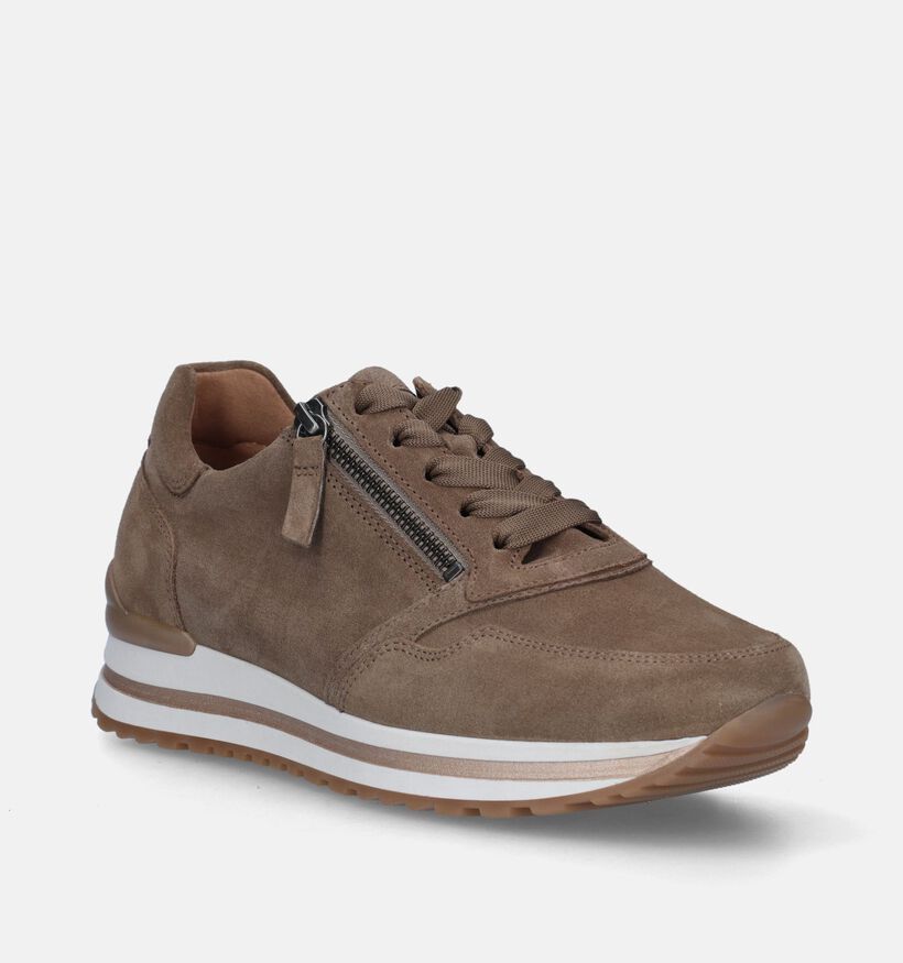 Gabor OptiFit Bruine Sneakers voor dames (344766) - geschikt voor steunzolen