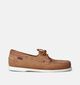 Sebago Dockside Portland Flesh Out Chaussures bateau en Camel pour hommes (353802)