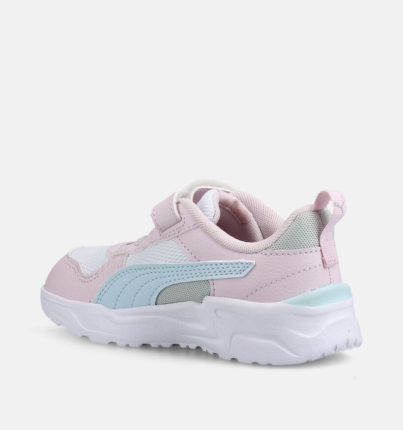 Puma Trinity 2 LT Witte/Roze Sneakers voor meisjes (375582) - geschikt voor steunzolen